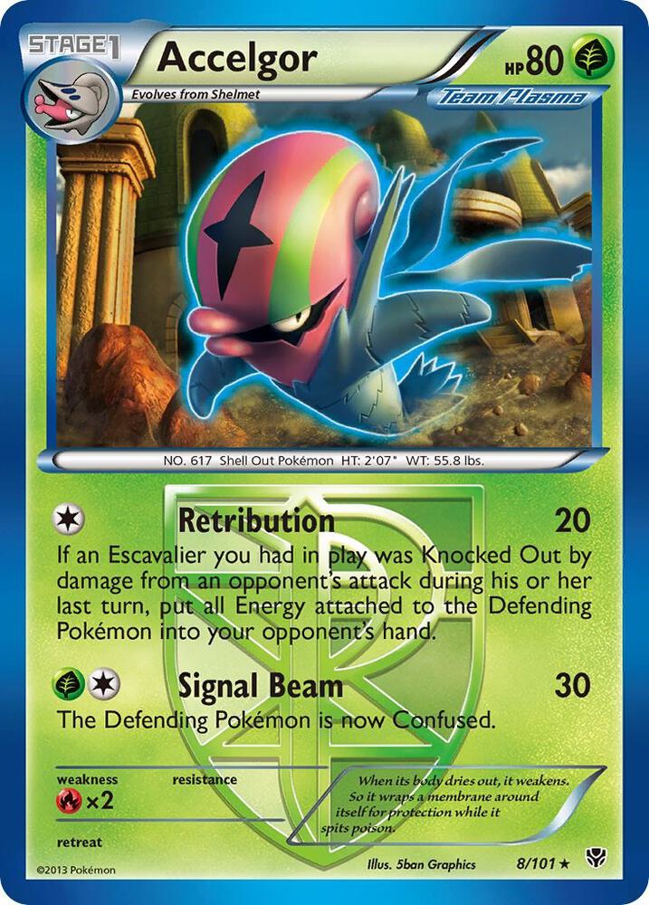 Accelgor (Team Plasma) [Plasma Blast] 8/101