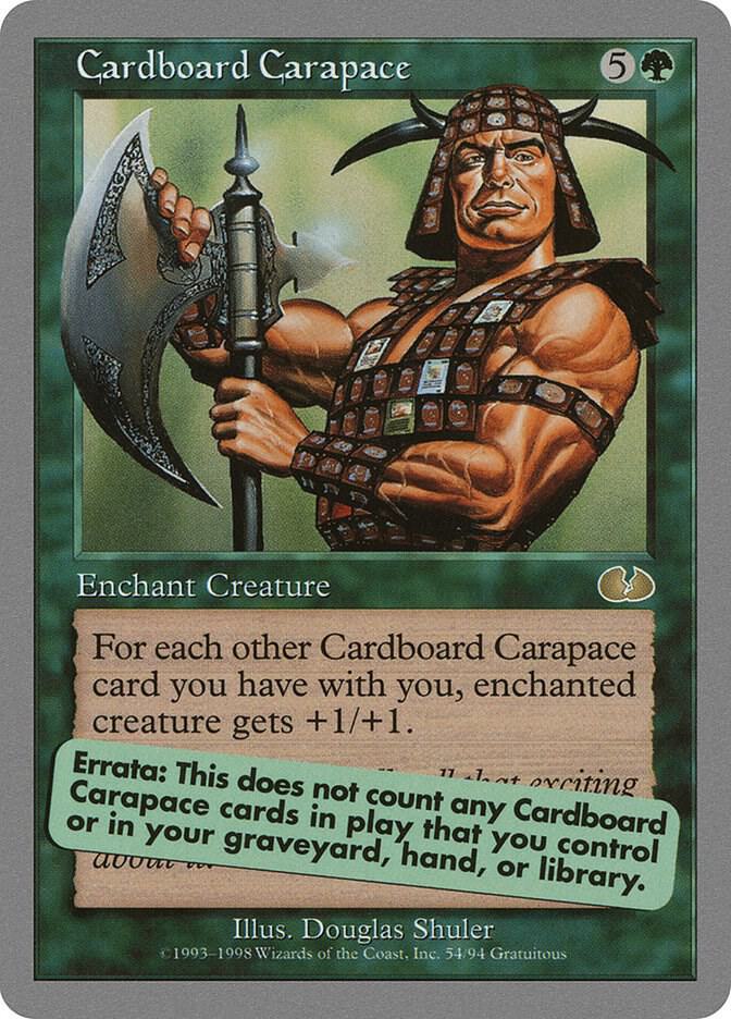 Cardboard Carapace [Unglued] 54