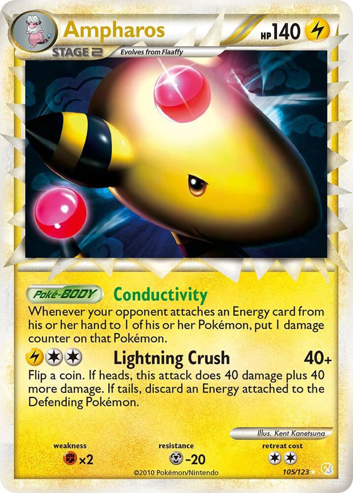 Ampharos (Prime) [HeartGold SoulSilver] 105/123