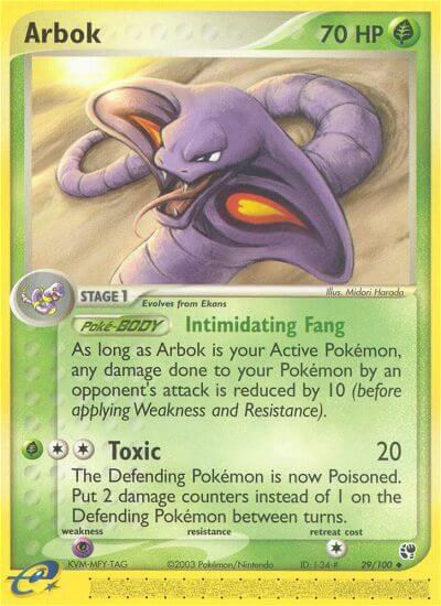 Arbok [Sandstorm] 29/100