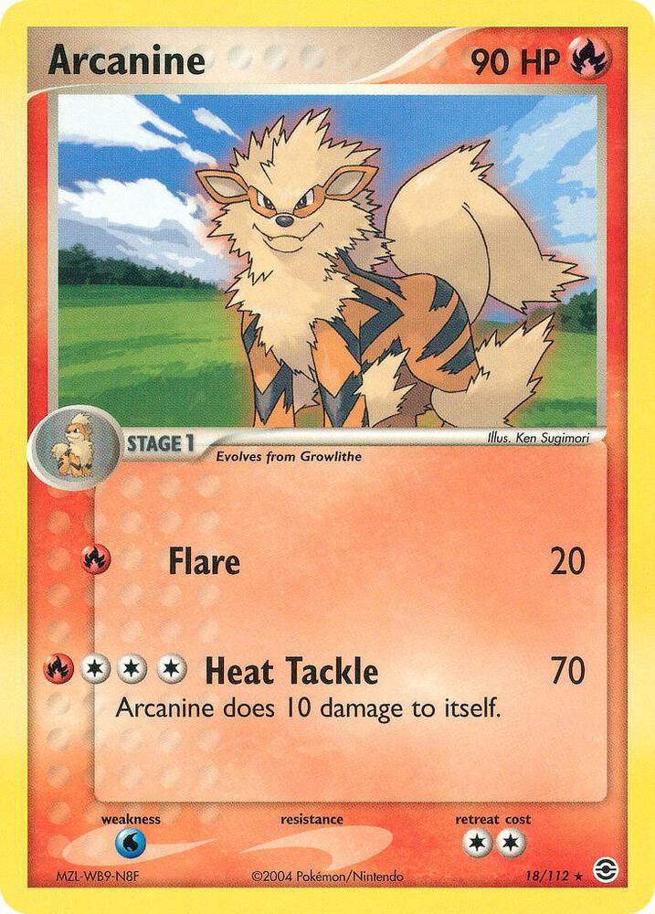 Arcanine [FireRed & LeafGreen] 18/112