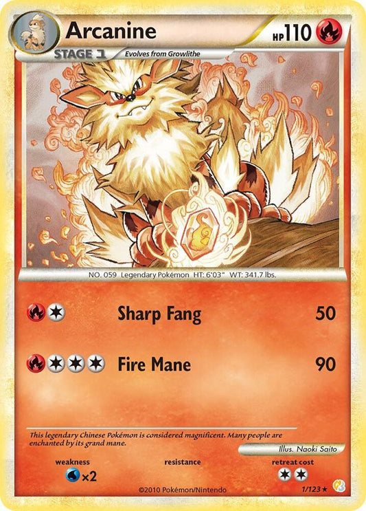 Arcanine [HeartGold SoulSilver] 1/123