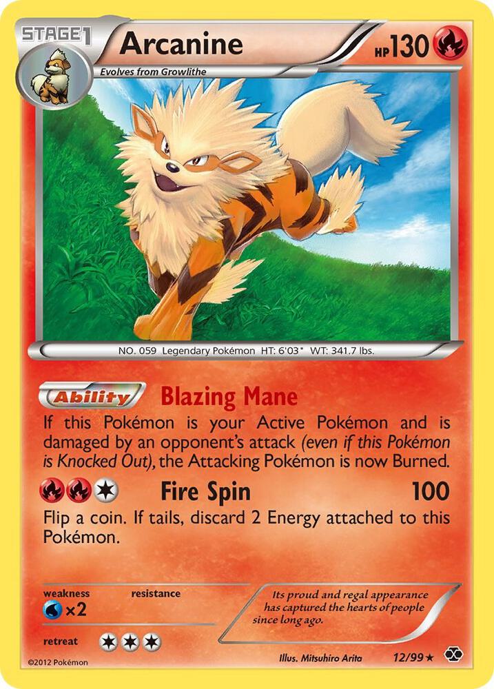 Arcanine (12) [Next Destinies] 12/99