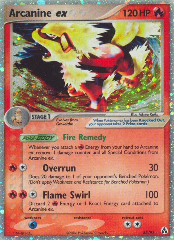 Arcanine ex [Legend Maker] 83/92