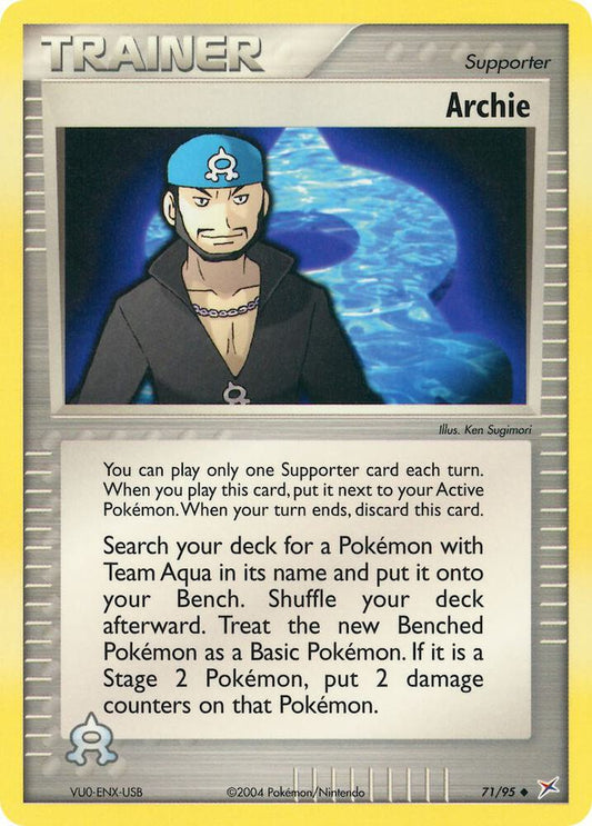 Archie [Team Magma vs Team Aqua] 71/95