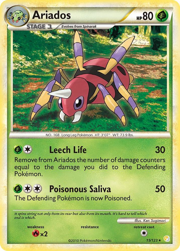Ariados [HeartGold SoulSilver] 15/123