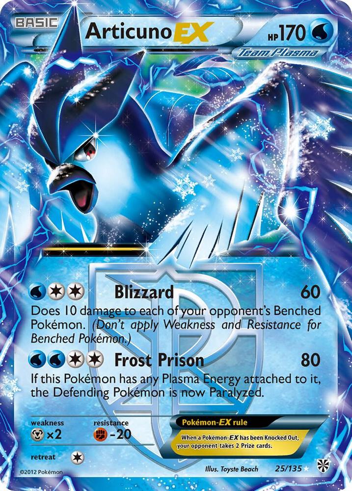 Articuno EX (Team Plasma) [Plasma Storm] 25/135