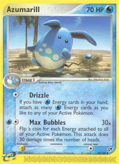 Azumarill [EX Sandstorm] 30/100