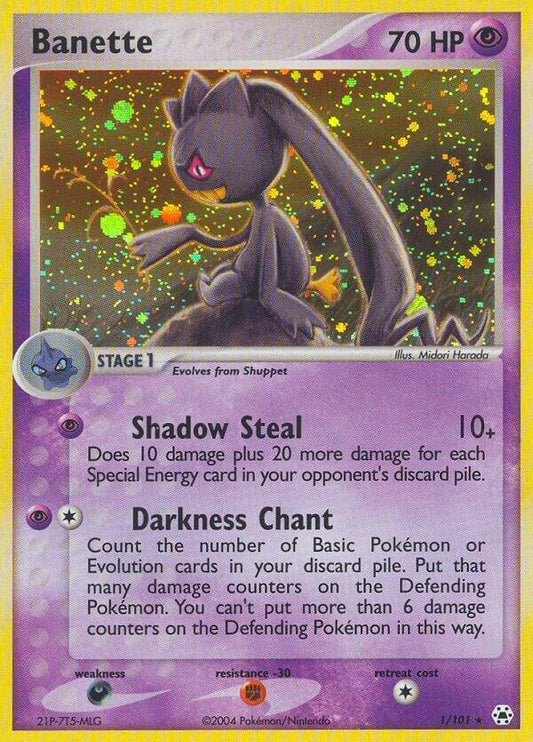 Banette [EX Hidden Legends] 1/101