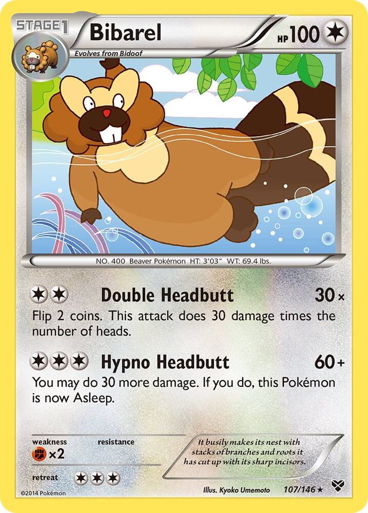 Bibarel [XY Base Set] 107/146