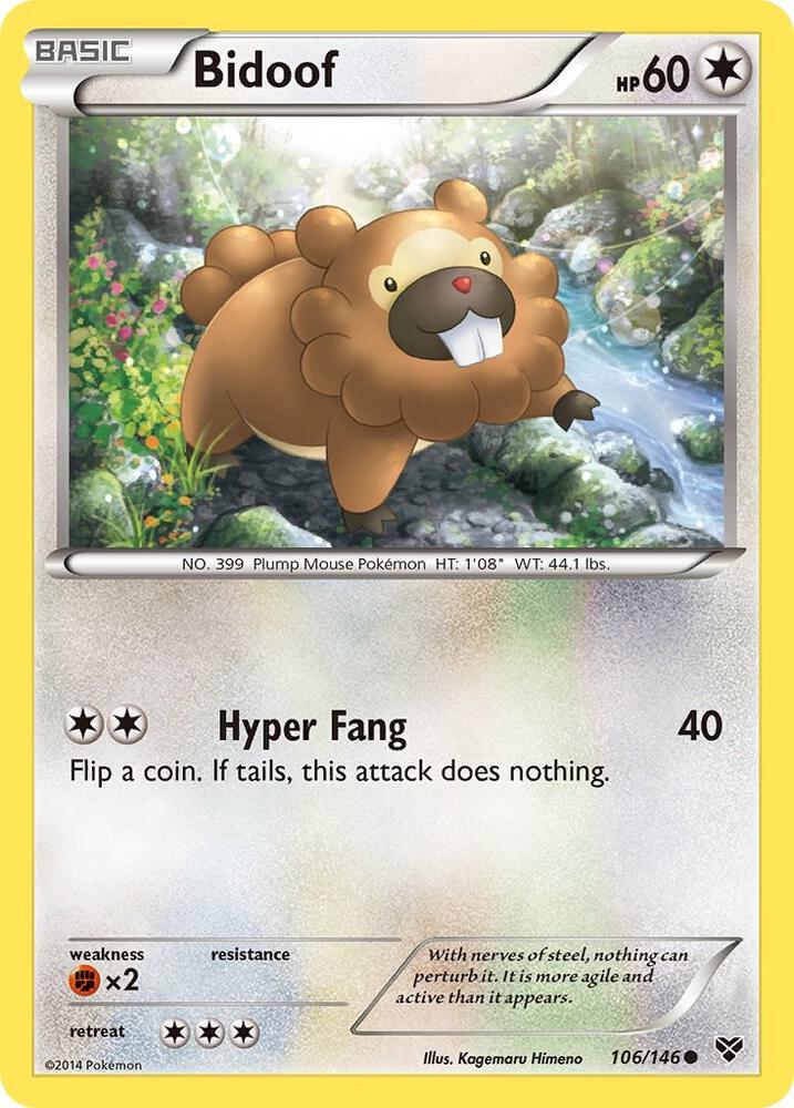 Bidoof [XY Base Set] 106/146