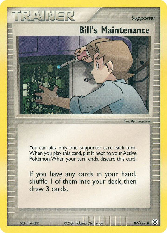 Bill's Maintenance [EX FireRed & LeafGreen] 87/112