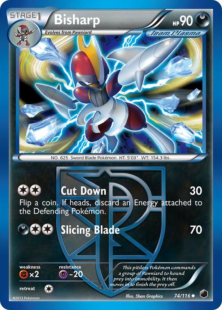 Bisharp (Team Plasma) (74) [Plasma Freeze] 74/116