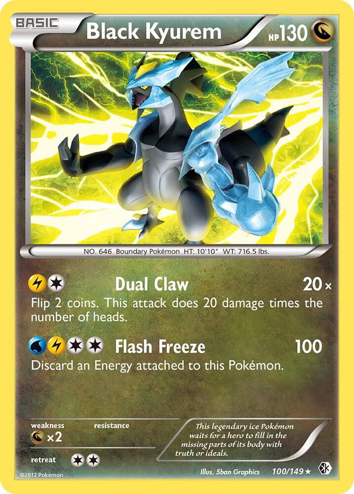 Black Kyurem [Boundaries Crossed] 100/149