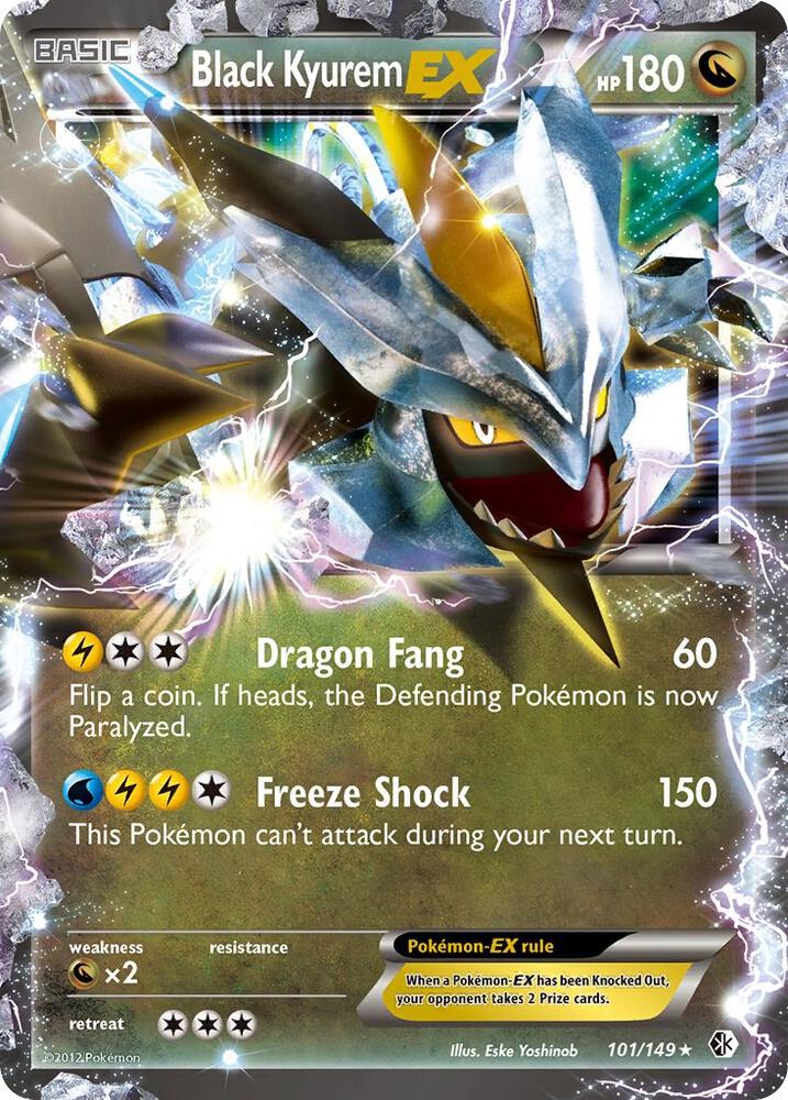 Black Kyurem EX [Boundaries Crossed] 101/149
