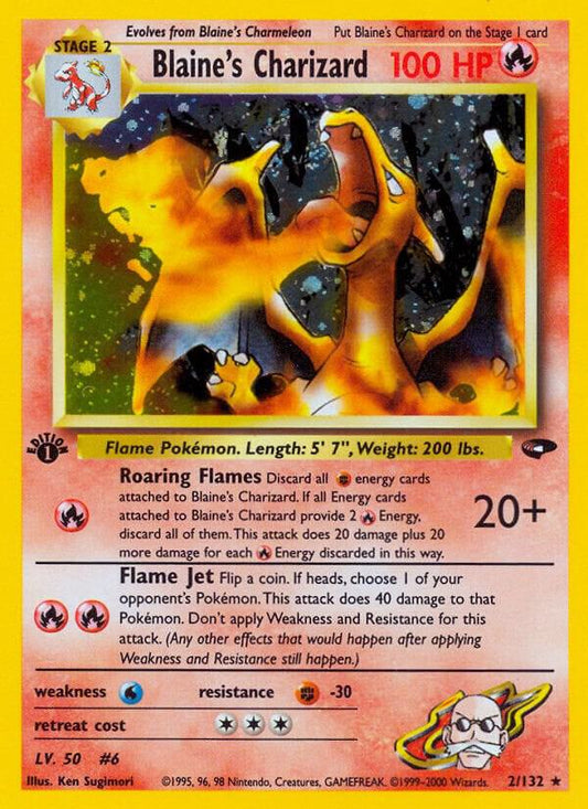 Blaine's Charizard [Gym Challenge] 002/132