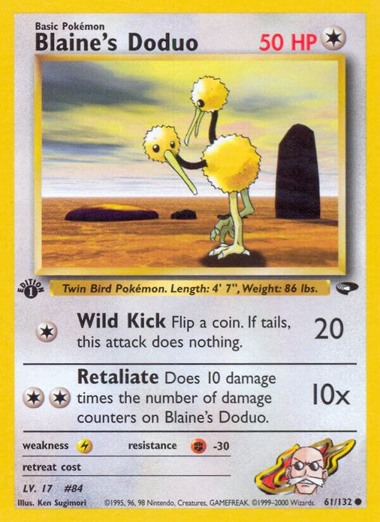 Blaine's Doduo [Gym Challenge] 061/132