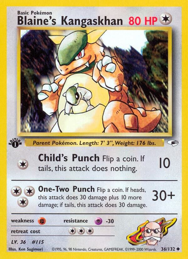 Blaine's Kangaskhan [Gym Heroes] 036/132