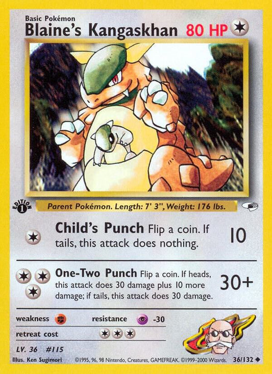 Blaine's Kangaskhan [Gym Heroes] 036/132