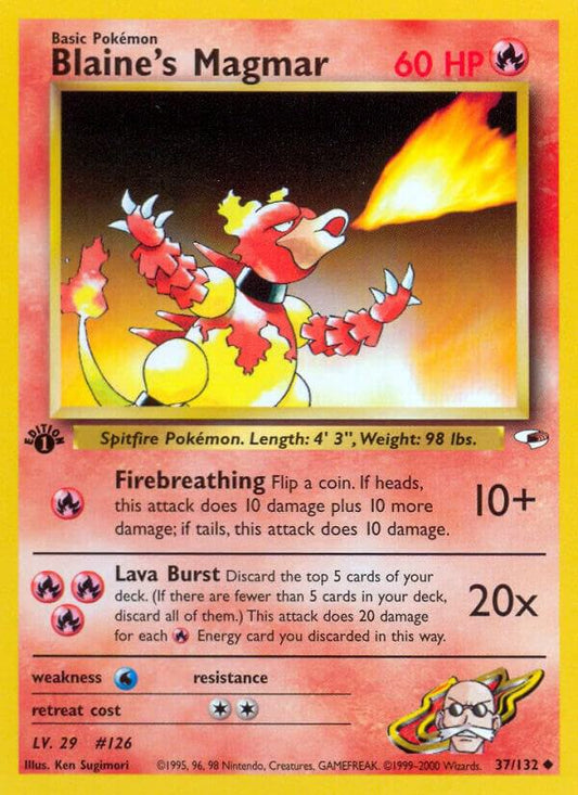 Blaine's Magmar [Gym Heroes] 037/132