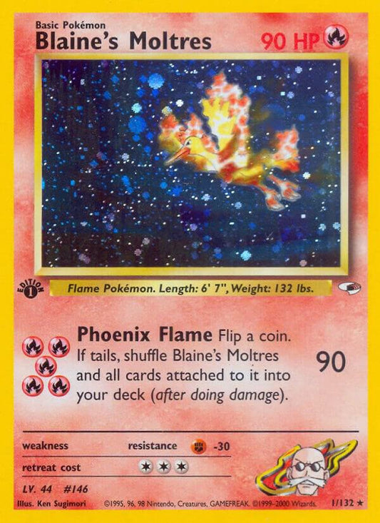 Blaine's Moltres [Gym Heroes] 001/132