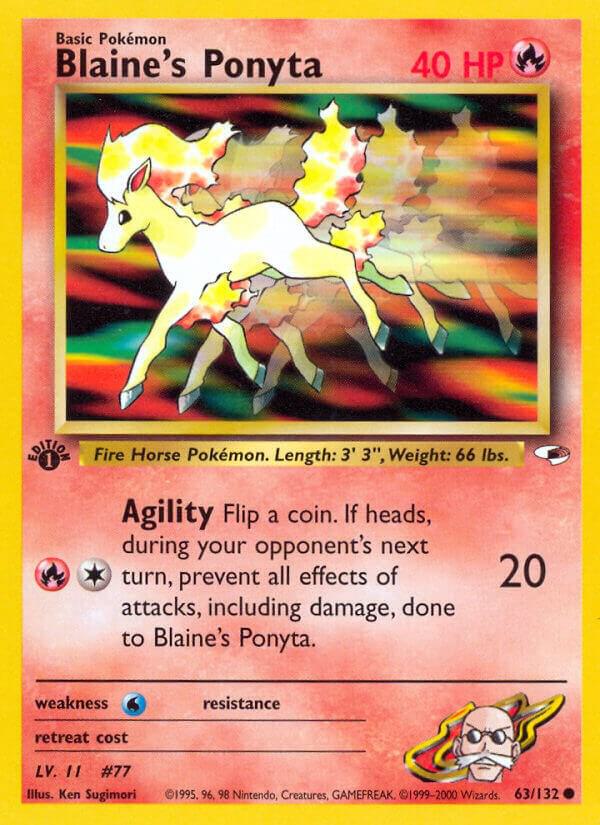 Blaine's Ponyta [Gym Heroes] 063/132