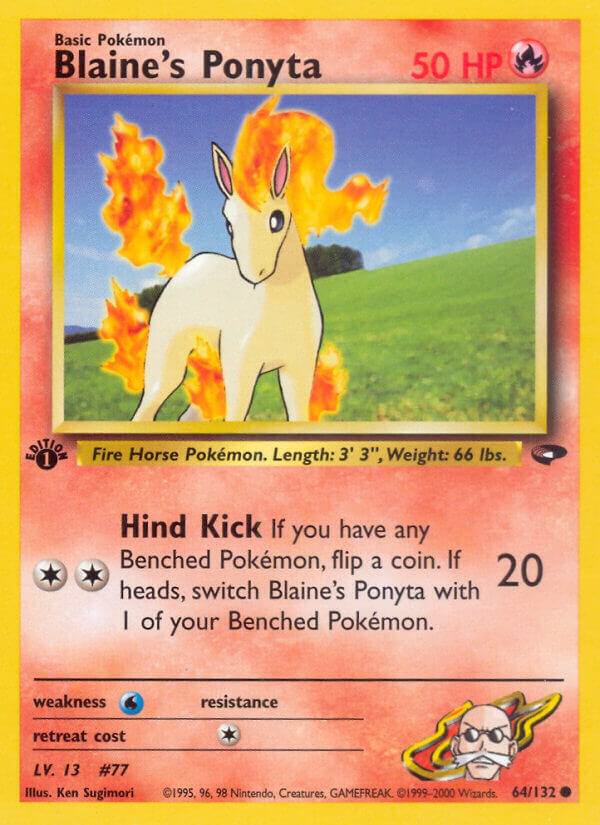 Blaine's Ponyta [Gym Challenge] 064/132