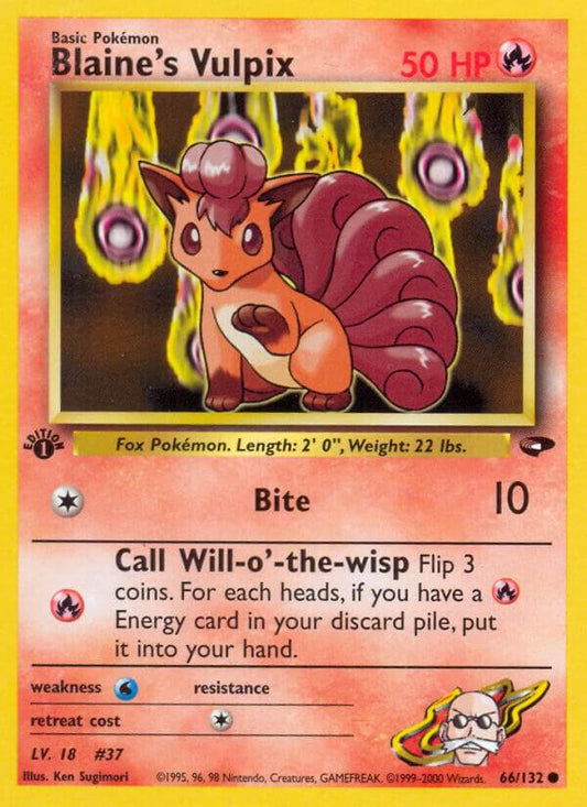 Blaine's Vulpix [Gym Challenge] 066/132