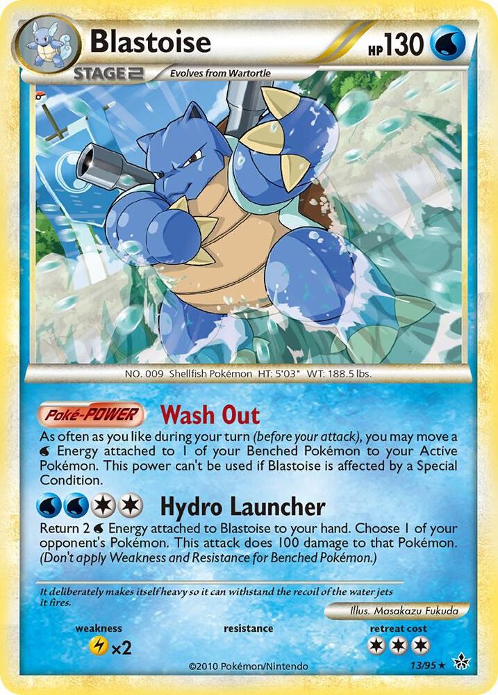 Blastoise [Unleashed] 13/95