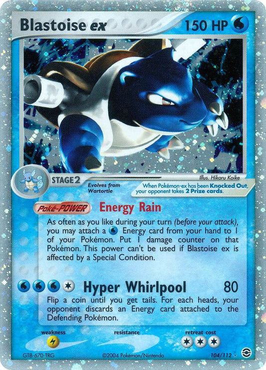 Blastoise ex [FireRed & LeafGreen] 104/112