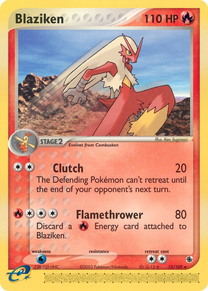 Blaziken - 15/109 [Ruby and Sapphire] 15/109