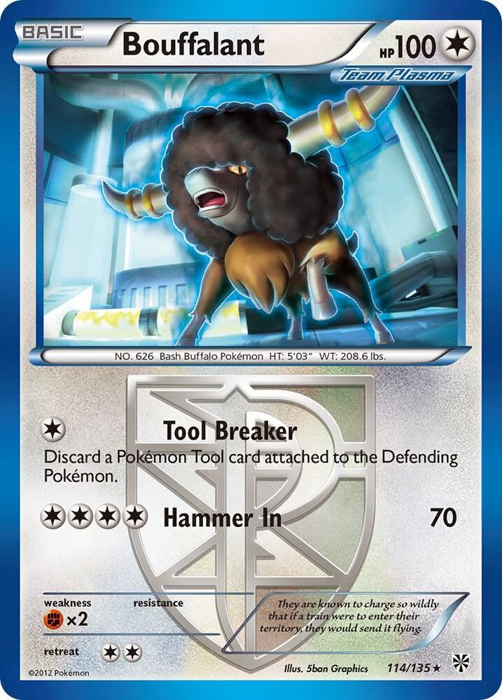 Bouffalant (Team Plasma) [Plasma Storm] 114/135
