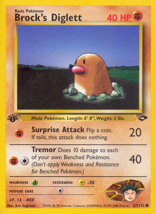 Brock's Diglett [Gym Challenge] 067/132