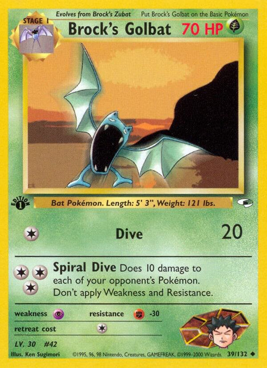 Brock's Golbat [Gym Heroes] 039/132