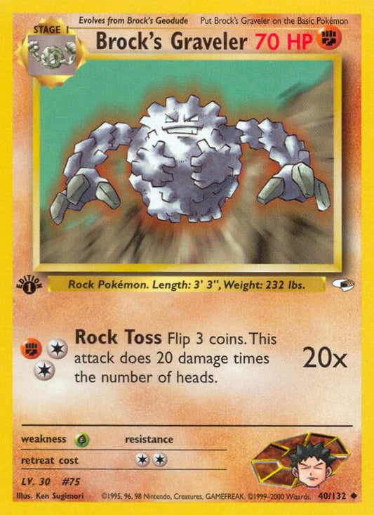 Brock's Graveler [Gym Heroes] 040/132