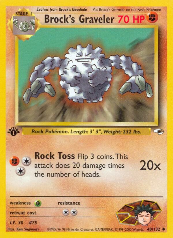 Brock's Graveler [Gym Heroes] 040/132