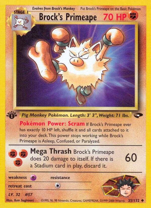 Brock's Primeape [Gym Challenge] 035/132