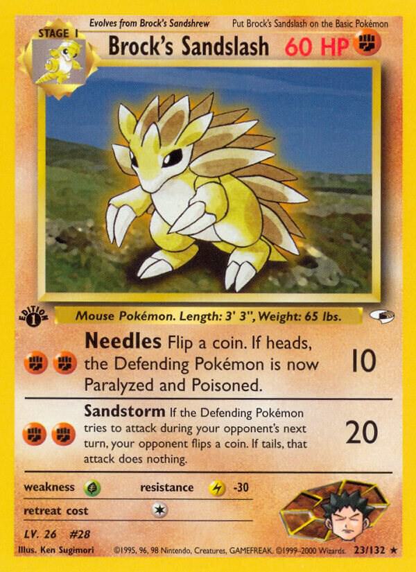 Brock's Sandslash [Gym Heroes] 023/132