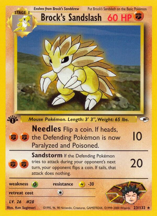 Brock's Sandslash [Gym Heroes] 023/132