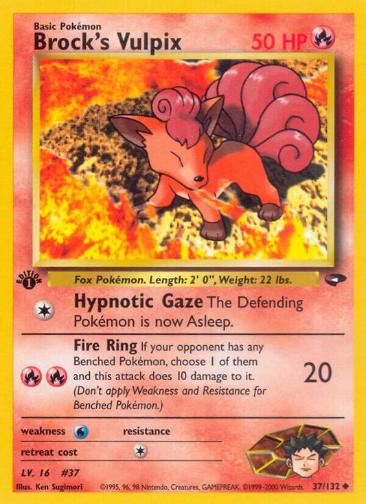 Brock's Vulpix [Gym Challenge] 037/132
