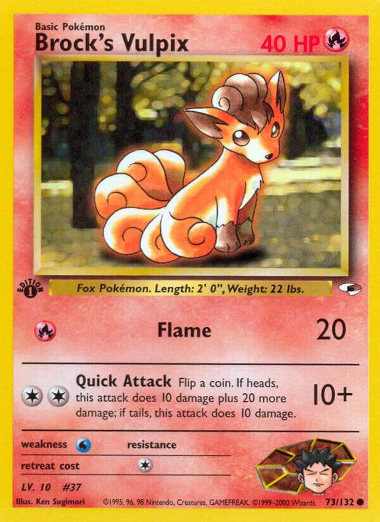 Brock's Vulpix [Gym Heroes] 073/132