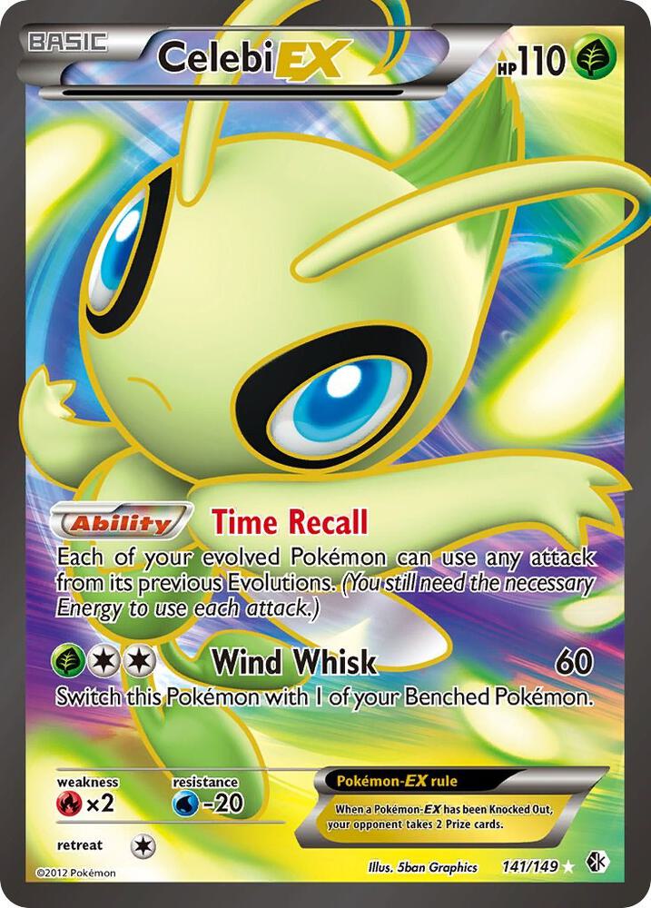 Celebi EX (141 Full Art) [Boundaries Crossed] 141/149