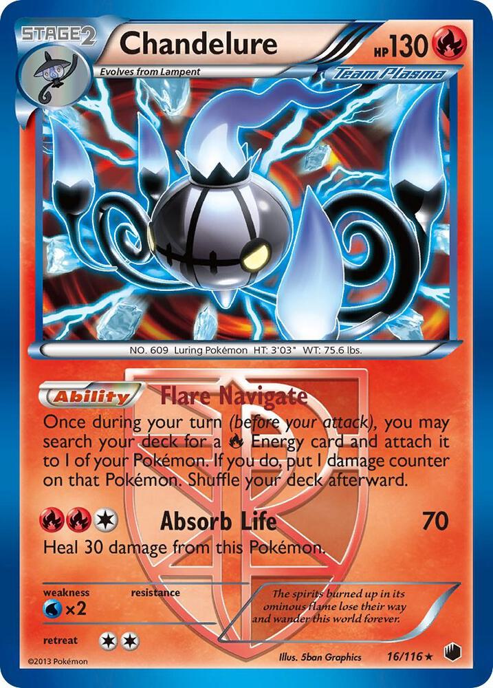 Chandelure (Team Plasma) [Plasma Freeze] 16/116