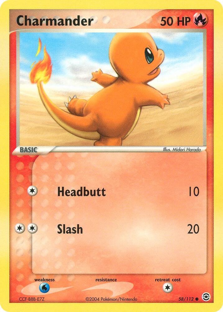 Charmander - 058/112 [FireRed & LeafGreen] 58/112