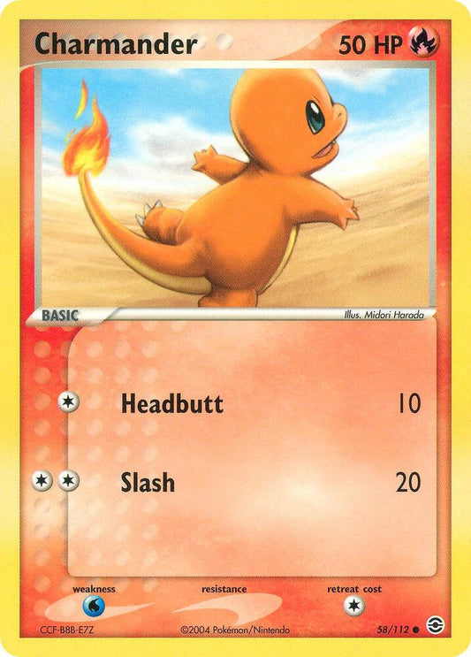 Charmander - 058/112 [FireRed & LeafGreen] 58/112
