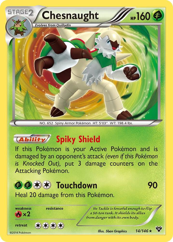 Chesnaught [XY Base Set] 14/146