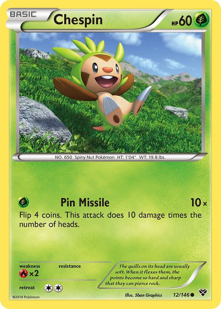 Chespin [XY Base Set] 12/146