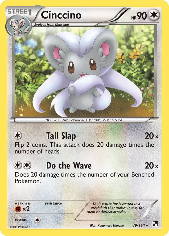 Cinccino [Black and White] 89/114