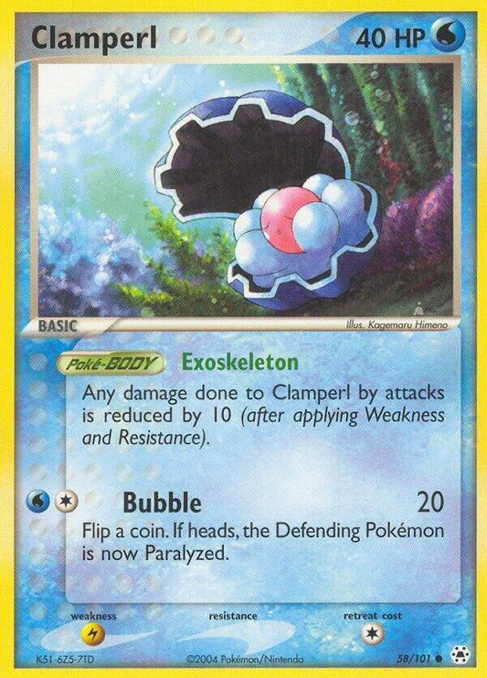 Clamperl [EX Hidden Legends] 58/101