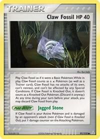 Claw Fossil [Holon Phantoms] 91/110